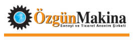 ÖZGÜN MAKİNA logosu